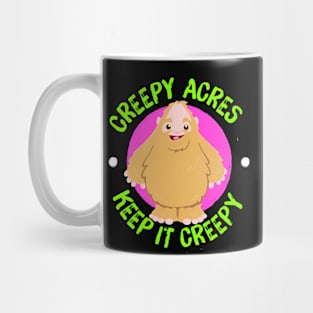 Creepy Acres Kawaii Sam Squatch Bigfoot Mug